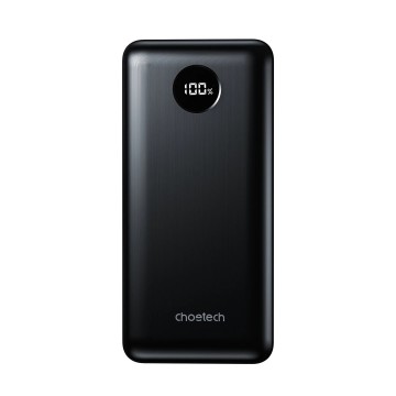 Choetech B653 PD45W 20000mAh Power Bank Black -2 USB-A ports and 1 USB-C port